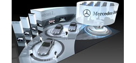 Mercedes Booth CES 2012 Mercedes Booth CES
