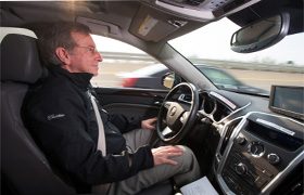 Cadillac semi-autonomous car