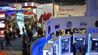 CES 2015 North Hall, car stereo