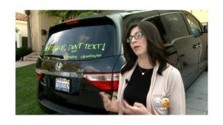 anti texting while driving campaign Grabie