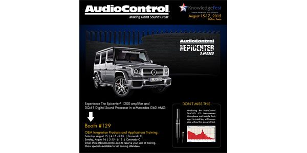 AudioControl at KnowledgeFest 2015