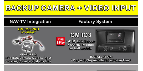 NAV-TV GM IO backup cam interface