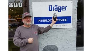 Harry Lichtman with Draeger Interlocks