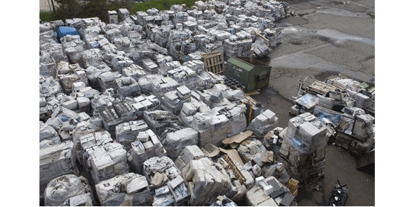 Damaged car audio inventory in Thunderball parking lot