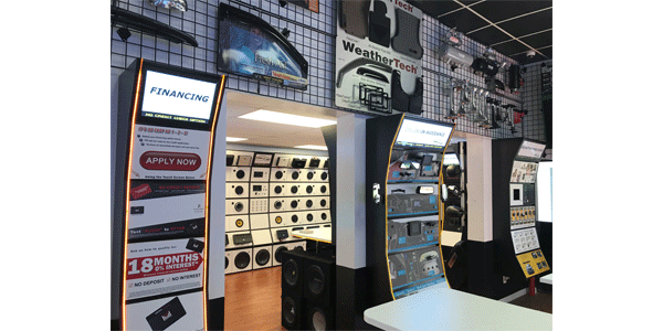 Tunes N Tint after the remodel with 5Axis displays