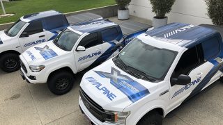 Alpine demo trucks