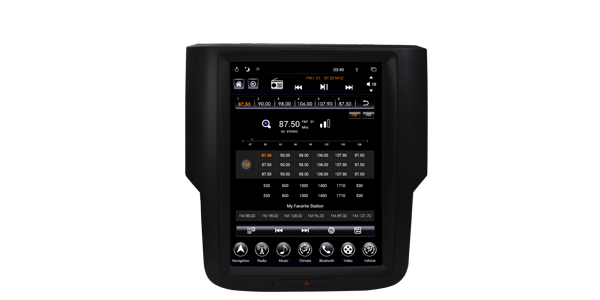 Linkswell Tesla Style radio for Ram