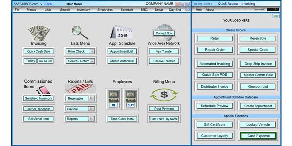 Softsell POS software for car audio dealers