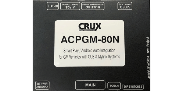 CRUX adds Android Auto and CarPlay to GM vehicles