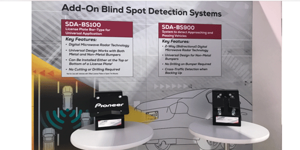 Pioneer enters blind spot detectors