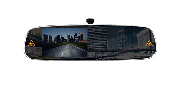 Rydeen-BSS-M1 rear view mirror with blind spot indicators