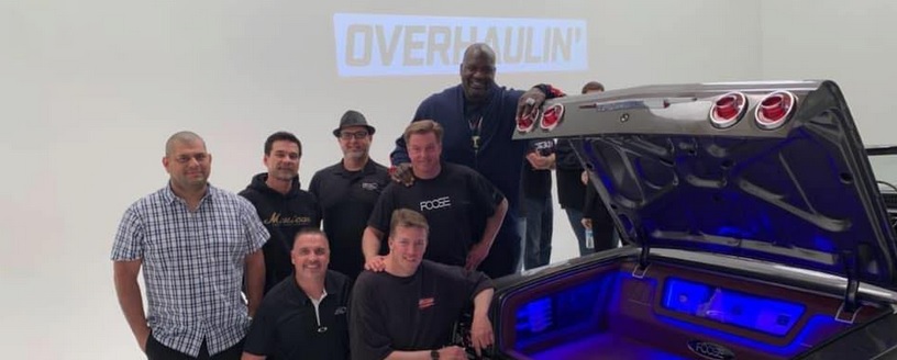 Overhaulin car audio rock star installers Shaq