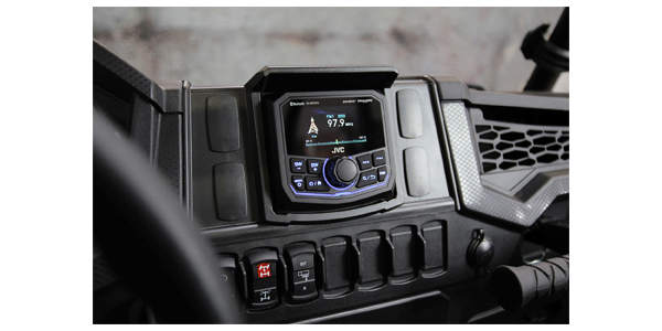 SSV Works RZR Audio System with JVC radio