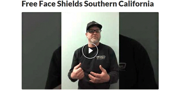 Gary Bell COVID face shield fundraiser