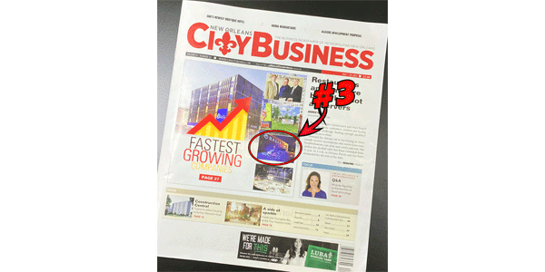 Oracle Number 3 Fastest Growth Co in New Orleans