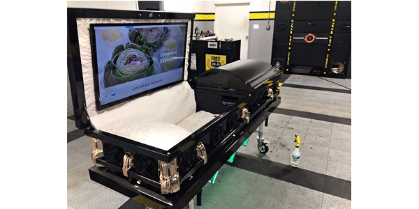 Oddball Installs Coffin