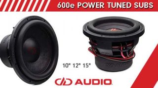 DD Audio 600 subwoofers