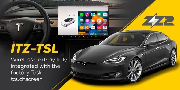 One of First CarPlay Kits for Tesla