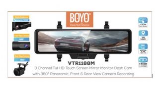 BOYO 360 Dashcam/Mirror