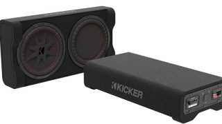 KICKER Downfiring subwoofer enclosures