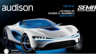 Audison audio demo in Tesla at SEMA 2023