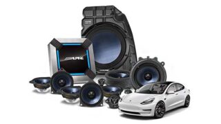 Alpine first full Tesla aftermarket audio systems