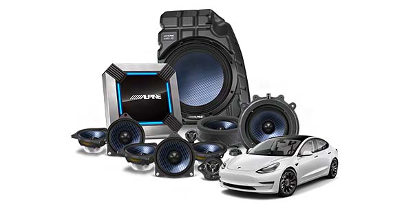 Alpine first full Tesla aftermarket audio systems