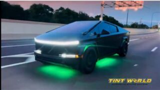 Cybertruck Tint World Orlando First Audio Upgrade