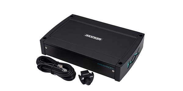 KICKER launches marine amp, thin coaxials