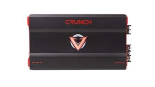 Crunch VU meter on amplifier