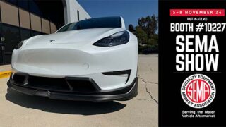 RYDEEN displays Tesla accessories at SEMA 2024