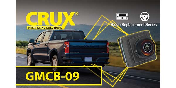 CRUX introduces a digital camera interface for replacing a factory radio in some GM vehicles.