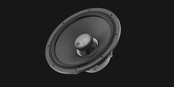 Diamond ships new Black Carbon coaxial marine audio speakers.