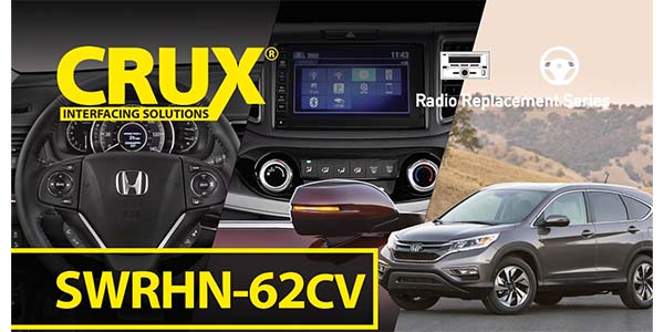 CRUX introduces radio retention module for Honda.