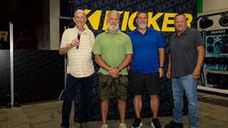 Kicker celebrates employee's long time service.