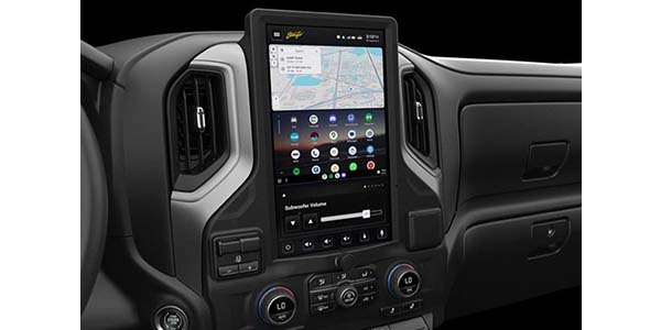 Stinger Horizon12 radio for late model Chevy and GMC trucks.