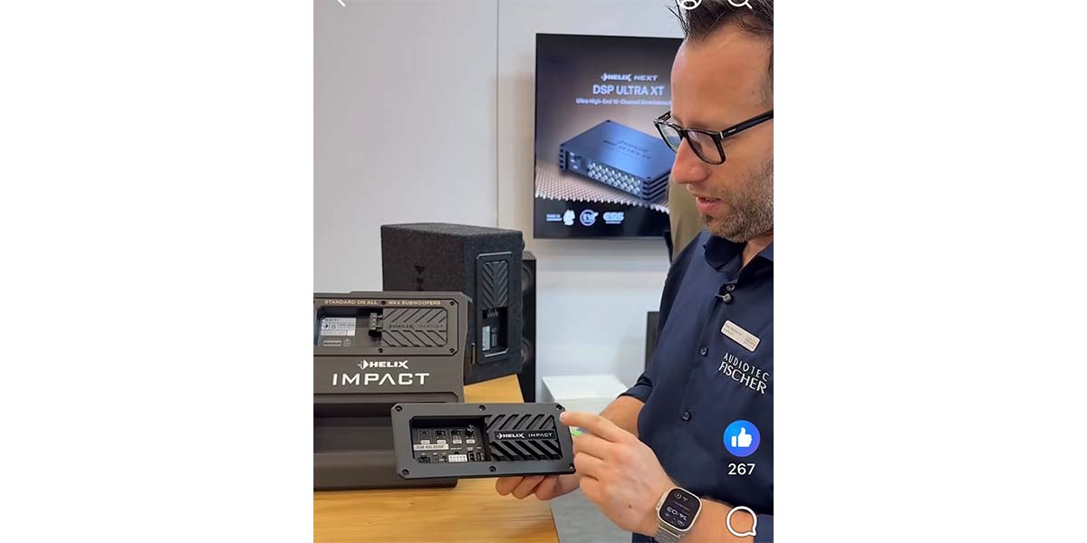 Helix's Amp Docks in Sub Boxes