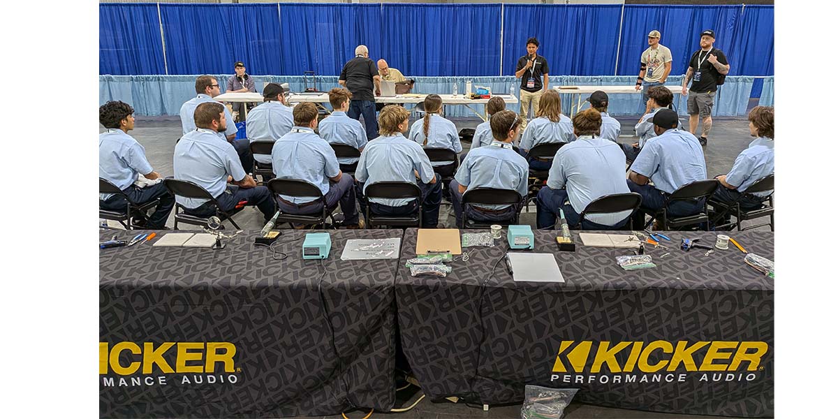 KICKER Helps Prep Future Installers Through SkillsUSA Assistance