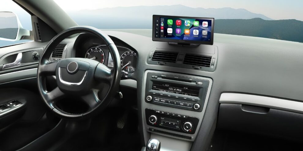 new pioneer on dash screen