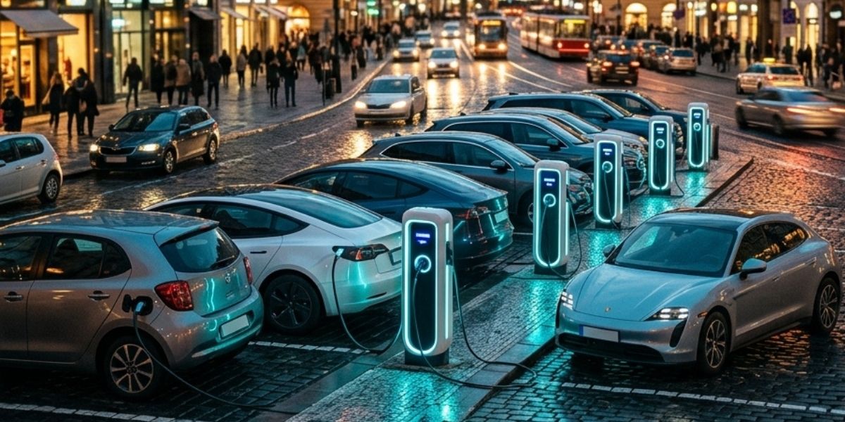 Europe Sets EV Sales Record as North America Falls 44%